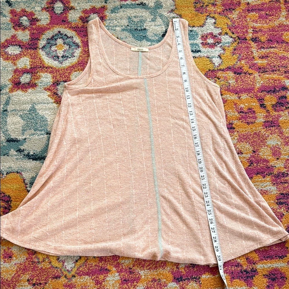Easel Cream Tank Top with Soft Fabric and Flattering Fit - Picture 4 of 4